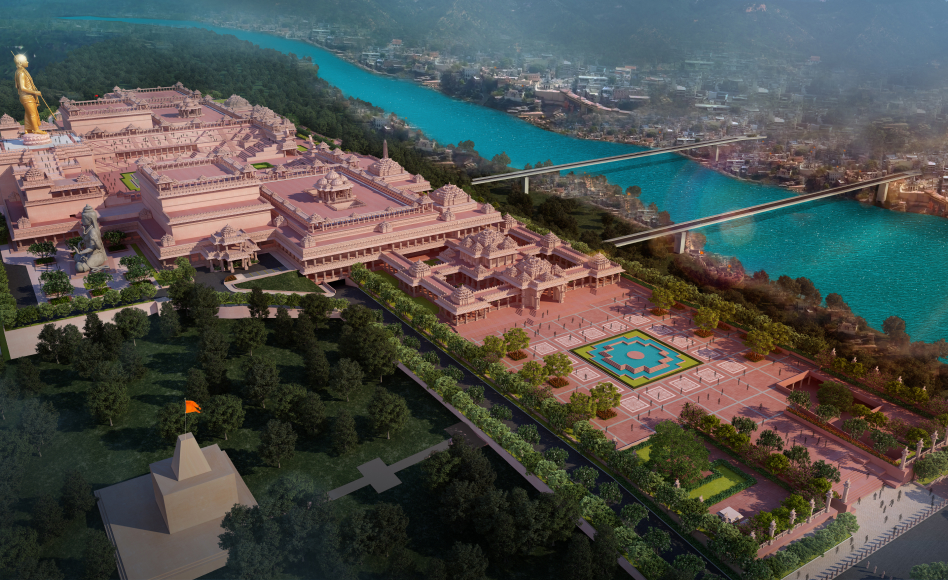 Omkareshwar Temple Development by CP Kukreja